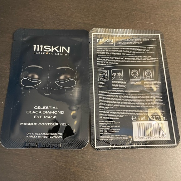 111Skin Celestial Black Diamond Eye Mask 6 ml .2 oz NEW X2 - Picture 2 of 2
